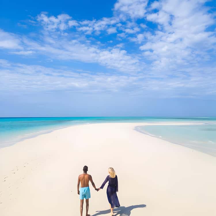 Vast sandbank exploration